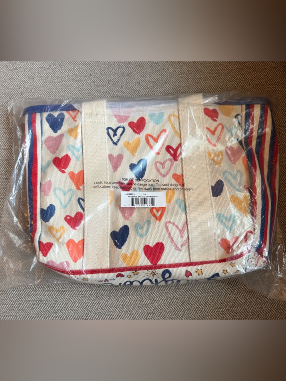 Brighton “Red, White And You” Mini Tote Bag- Brand new in package. - Picture 3 of 8